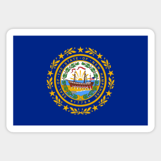 Flag of New Hampshire Sticker